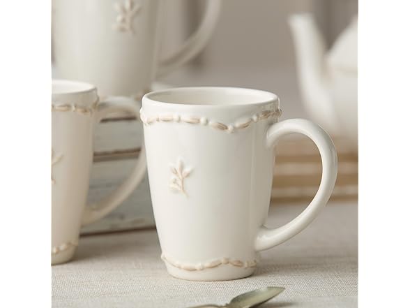 Heritage Beads Stoneware Mug Set of 4 