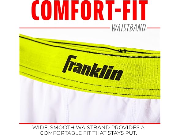 Franklin Sports Youth Compression Sliding Shorts Large