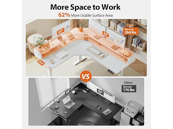 Agilestic L Shaped Standing Desk