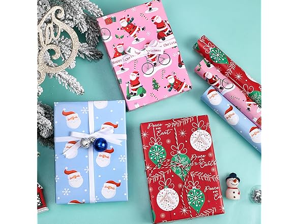 WRAPAHOLIC Christmas Wrapping Paper Roll