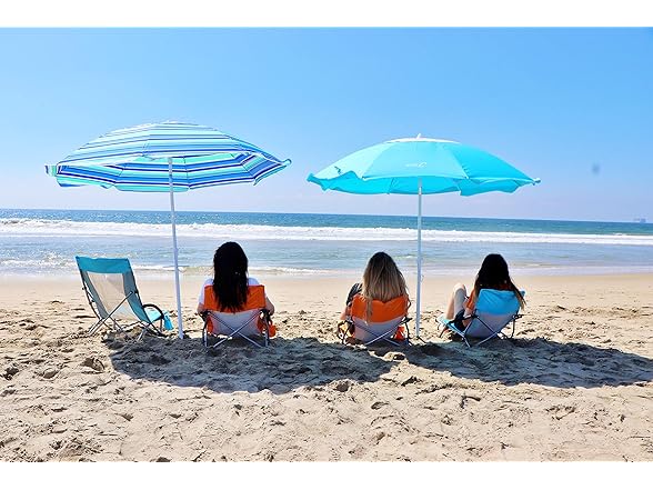 Nice C 6.5ft Adjustable Aluminum Patio Umbrella