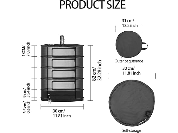 5 Layer Plant Drying Rack