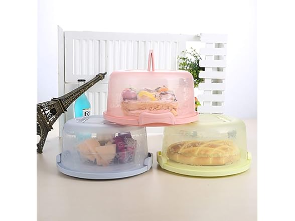 Cake Carrier with Handle 9" Cake Keeper Round Cheesecake Carrier 