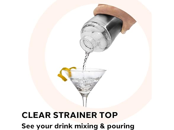 Oggi Groove Insulated Cocktail Shaker