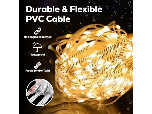 206FT 600LED Outdoor String Lights