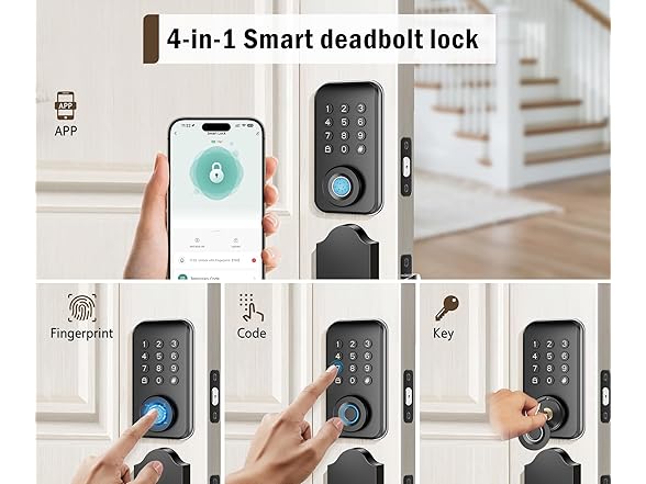 chautday Keyless Entry Door Lock | APP Available