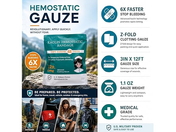 Sapbontchi quick clot gauze