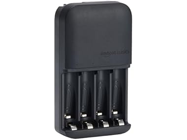 $7.07, Was $12.13, 41% Off! AmazonBasics Battery Charger for Rechargeable AA and AAA NiMh Batteries dealfomo