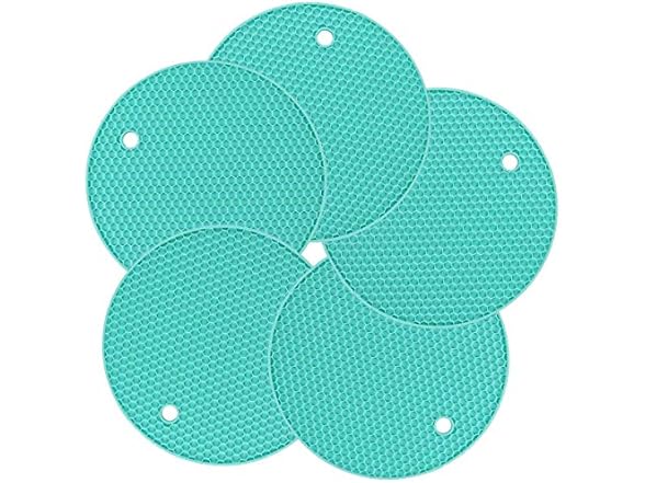 Emoly Silicone 5 Piece Pot Holder