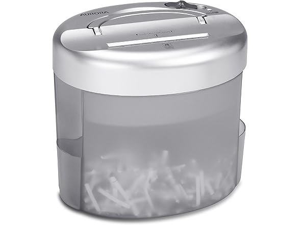 Aurora Desktop Cross-Cut Paper Shredder