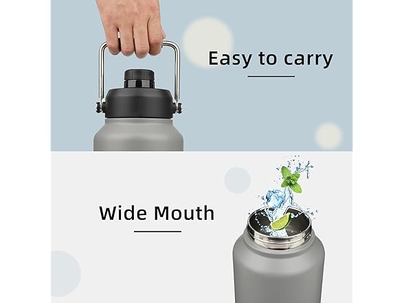 Konokyo Half Gallon Jug with Handle,64 oz