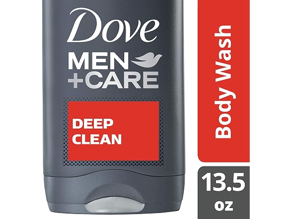 Dove Men Care Deep Clean Body Face Wash 13.5oz