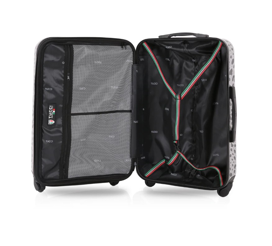 TUCCI Italy Winter Leopard 3PC Luggage - Gallery 5