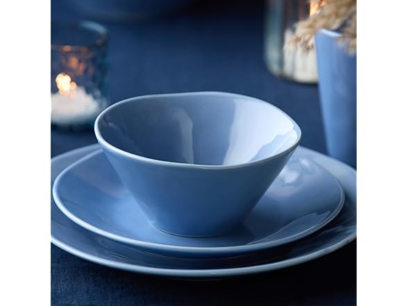 Cloudy Sky Stoneware Ice Cream Bowls Set of 4