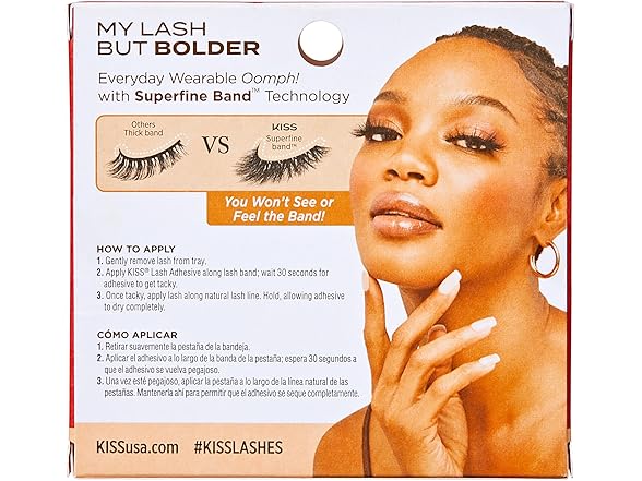 KISS KISS My Lash But Bolder, False Eyelashes