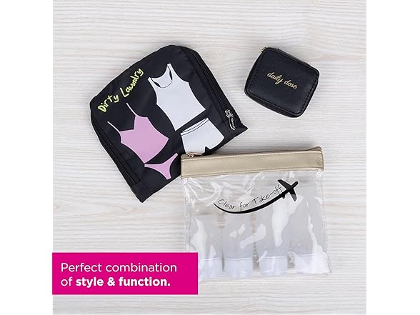 MIAMICA Silicone Bottle Set - Gold/Take Off Case, 8-Piece Set