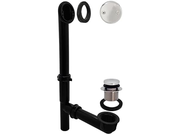 Westbrass 14in Waste Overflow Tip-Toe PC