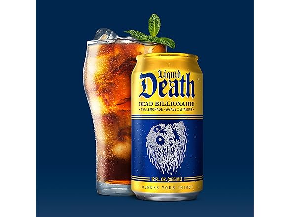 12PK Liquid Death Iced Tea (Black Tea/Lemonade)