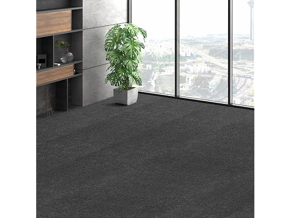 Carpet Tiles Peel and Stick, 12” x 12” Squares