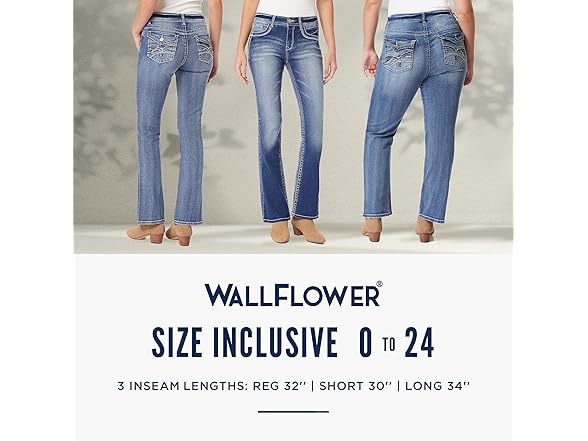 WallFlower Bootcut Jeans Jenna (24+S)