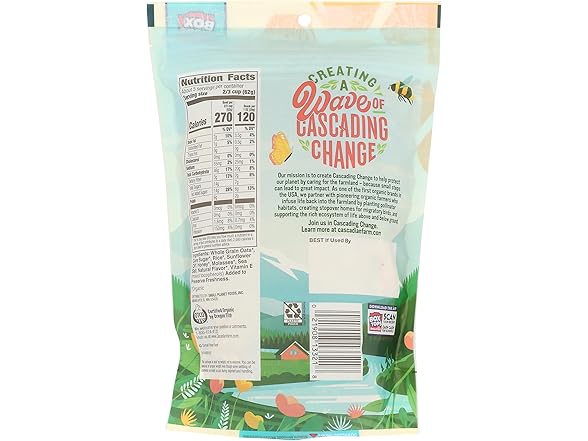 1PK Cascadian Farm Organic Oats And Honey Granola