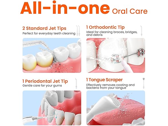 Maohaha Water Dental Flosser (White)