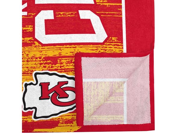 KANSAS CITY CHIEFS NFL Logo Beach Towel