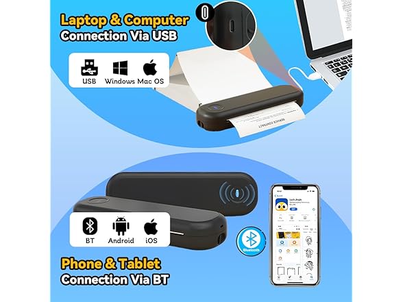 TIKITAKA FTG Wireless Thermal Printer