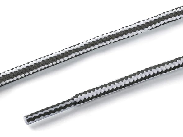 uxcell 3 Pairs Round Rope Dual Colored