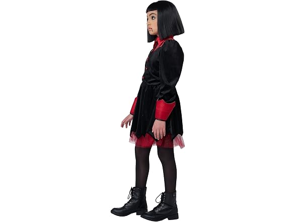 California Costumes, Girls' Gothic Vampiress Dress, Size S