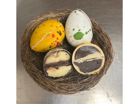 (2pk) Gourmet Chocolate Easter Egg Nests