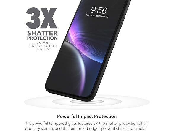 ZAGG Glass+ Screen Protector for iPhone 11