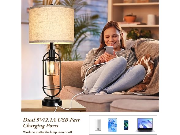 VerRon 29" Tall Set of 2 Table Lamps