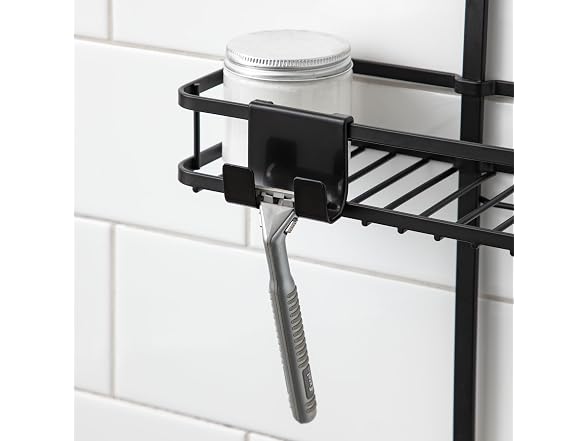 iDesign Hanging Shower Caddy, Matte Black