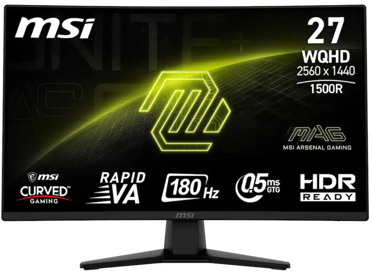 MSI 27" QHD Curved Monitor | MAG 274CQFB E18 - Gallery 2