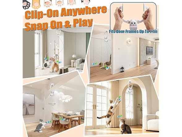 INKZOO Interactive Hanging Cat Toy - Gallery 5