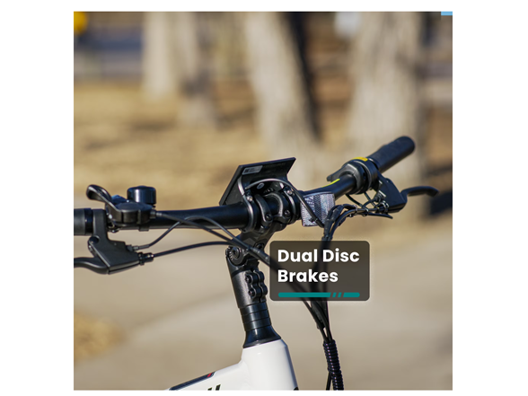 GOTRAX Transit 27.5" Step Through Electric Hybrid Bike