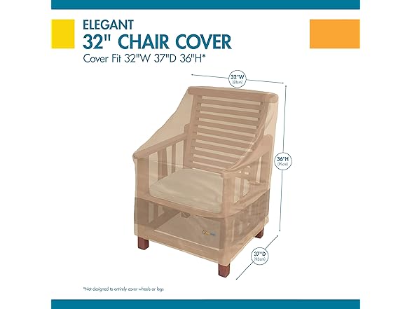 Round Patio Table & Chair Set Cover