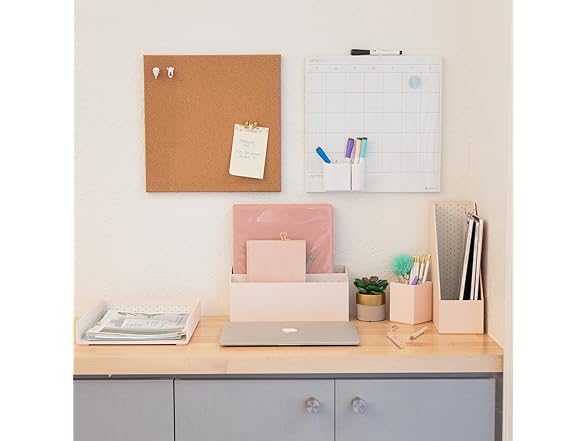 U Brands Square Magnetic Dry Erase Calendar White Board