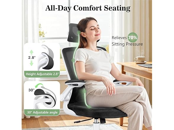 Bestfair W0893 Ergonomic Office Chair (Open Box) - Gallery 7