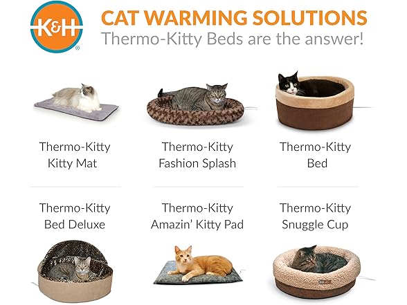 K&H Pet Products Thermo-Kitty Bed, Small