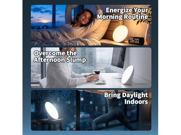 Samtoo 10000Lux Light Therapy Sun Lamp