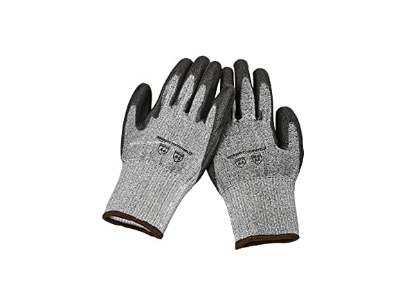 13G Goldsilk & PU Coated Gloves Size L, 1 Pair