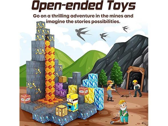 Toylogy Large Magnetic Blocks - Sword