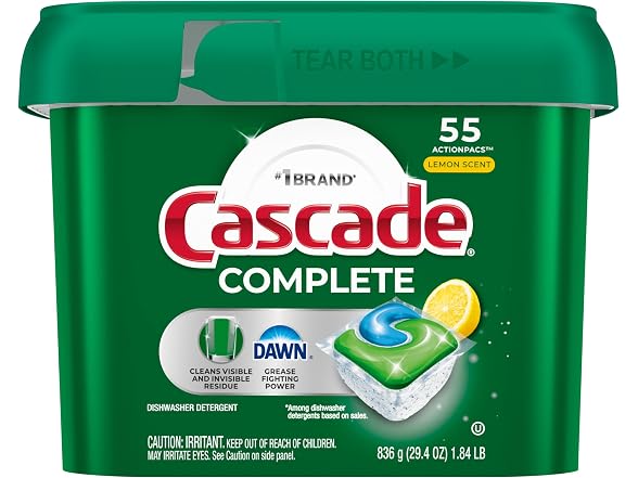 Cascade Complete Dishwasher Pods
