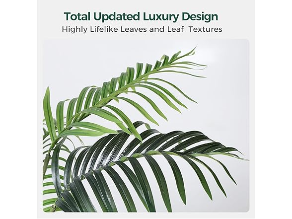 NOVAROOT Artificial Golden Cane Palm Tree