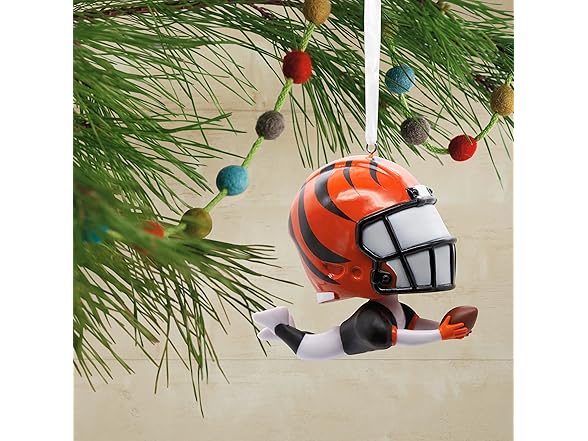 BENGALS Bouncing Buddy Ornament