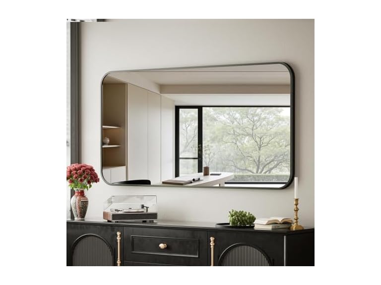 BEAUTYPEAK BC125925060014 Wall Mounted Bathroom Mirror