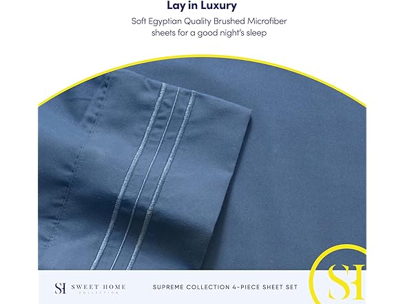 Sweet Home Collection Twin XL Sheets