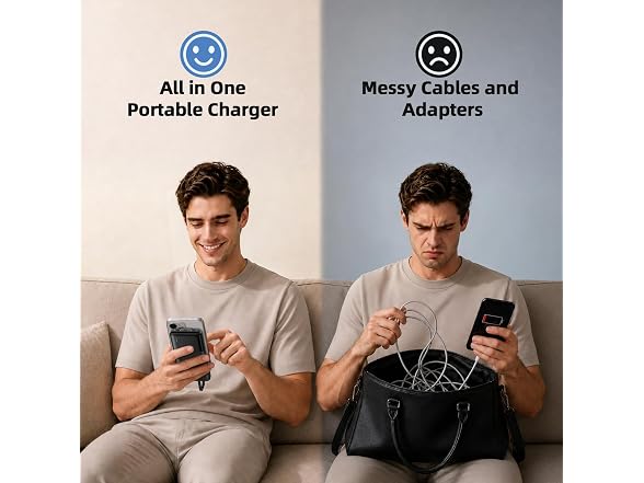 QESVIBOL 2-Pack 10000mAh Power Bank